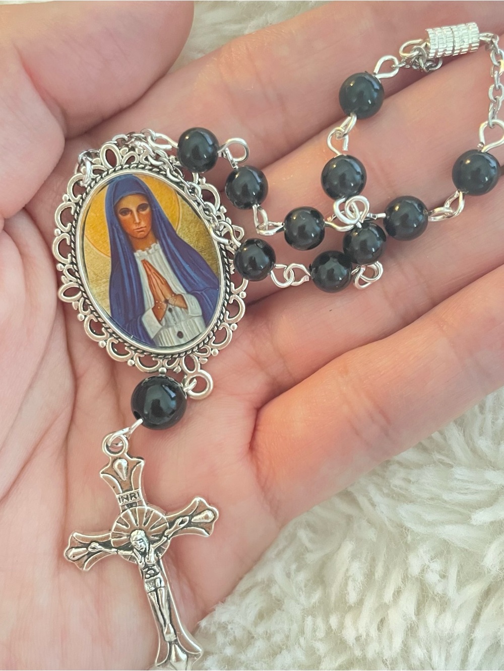 Our Lady Of Kibeho Car Rosary